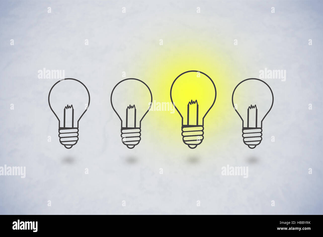 Bright Idea Concept Stock Photo