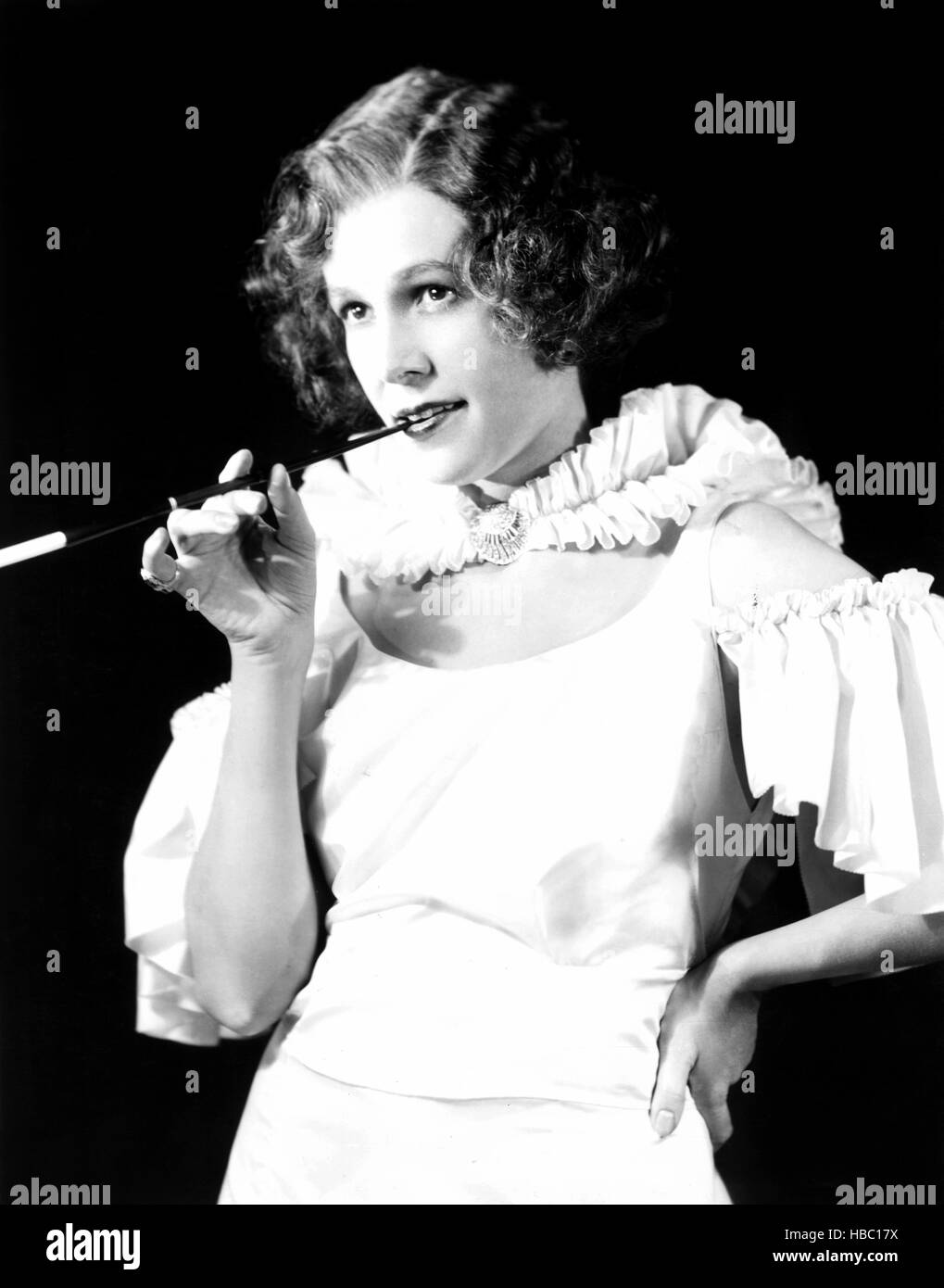 MANSION ON THE HUDSON, Cornelia Otis Skinner, Booth Theatre, New York, 1935 Stock Photo