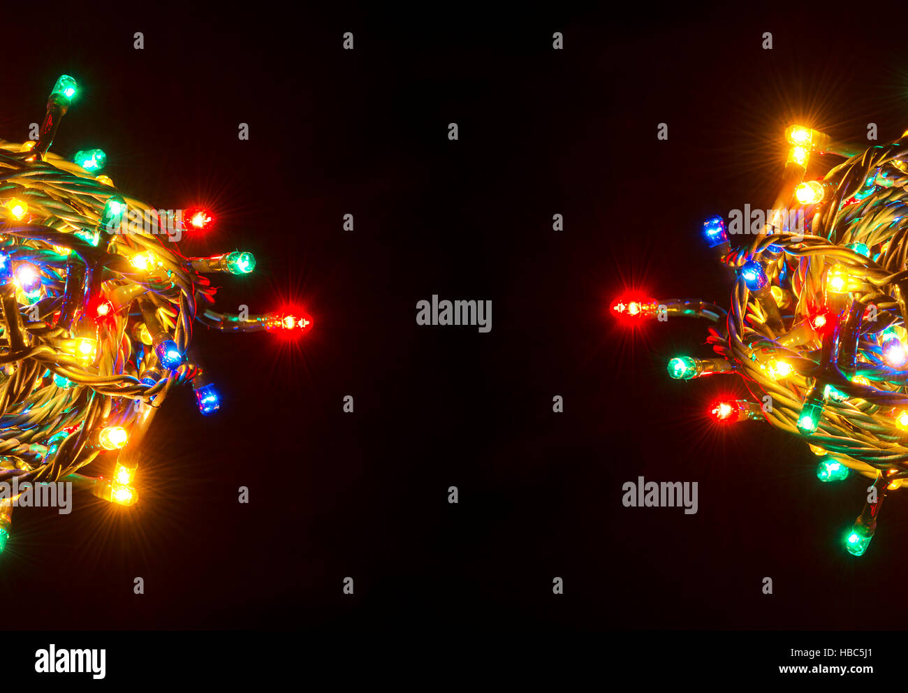 Colorful christmas lights. Shiny leds Stock Photo Alamy