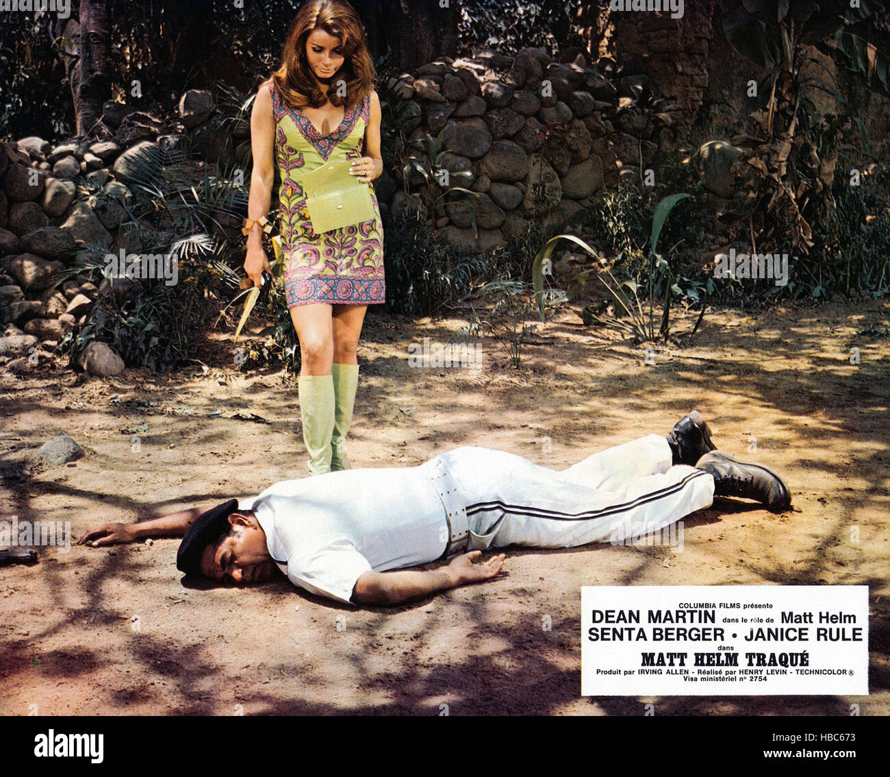 THE AMBUSHERS, (aka MATT HELM TRAQUE), Senta Berger (standing), 1967