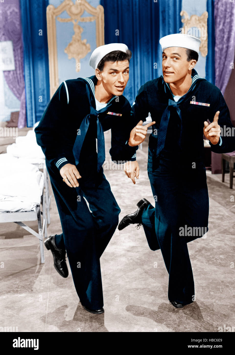 ANCHORS AWEIGH, from left Frank Sinatra, Gene Kelly, 1945 Stock Photo Alamy