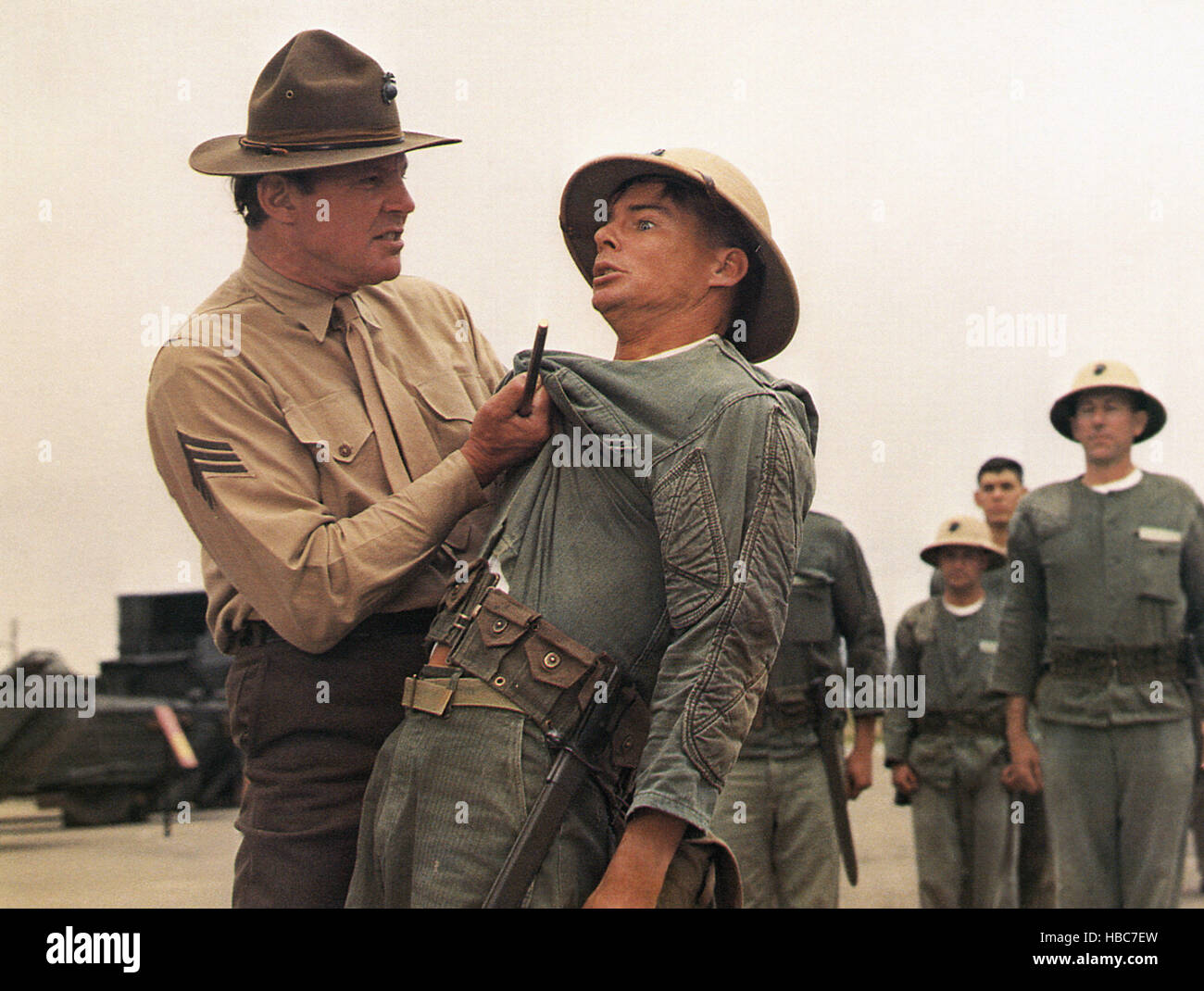 BABY BLUE MARINE, Michael Conrad, Jan-Michael Vincent, 1976 Stock Photo ...