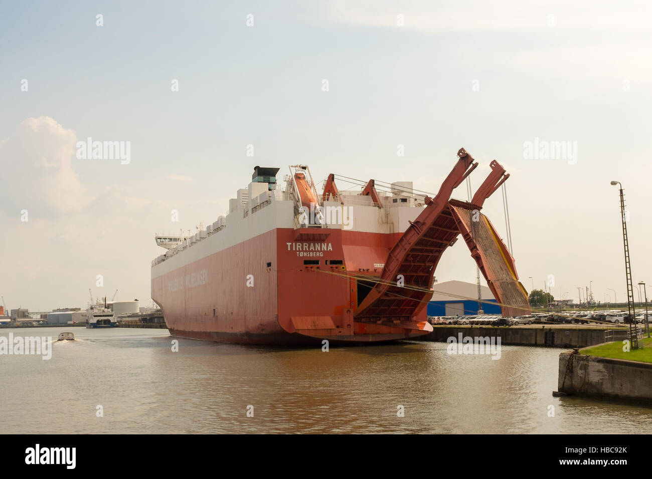 Frachtschiff Tirranna Stock Photo