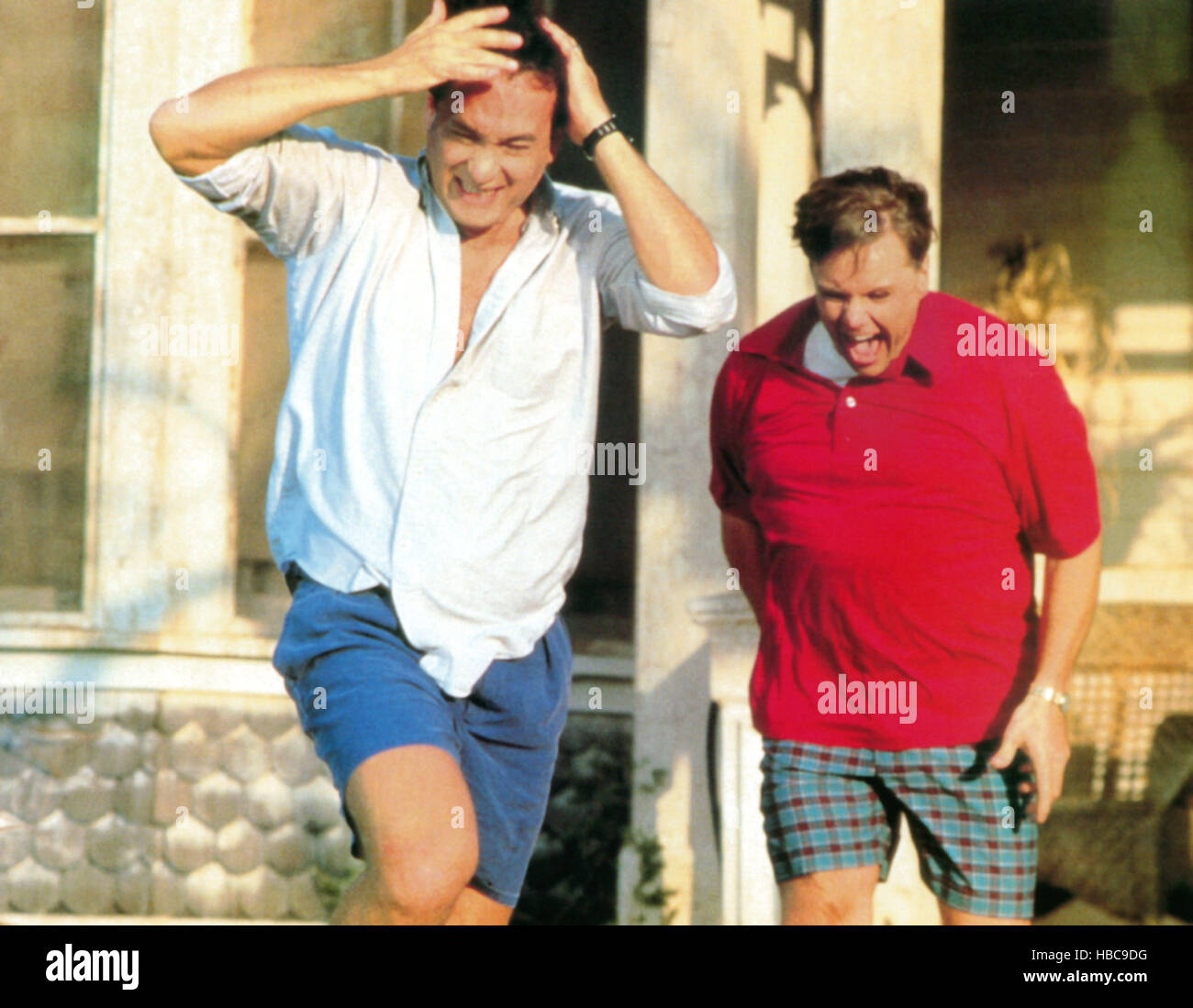 THE &lsquo;BURBS, from left: Tom Hanks, Rick Ducommun, 1989, © Universal