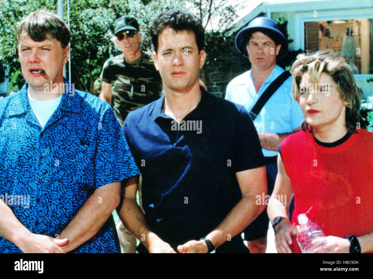 THE 'BURBS, front from left Rick Tom Hanks, Corey Feldman