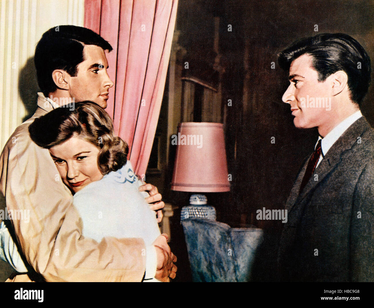 BY LOVE POSSESSED, from left: George Hamilton, Barbara Bel Geddes ...