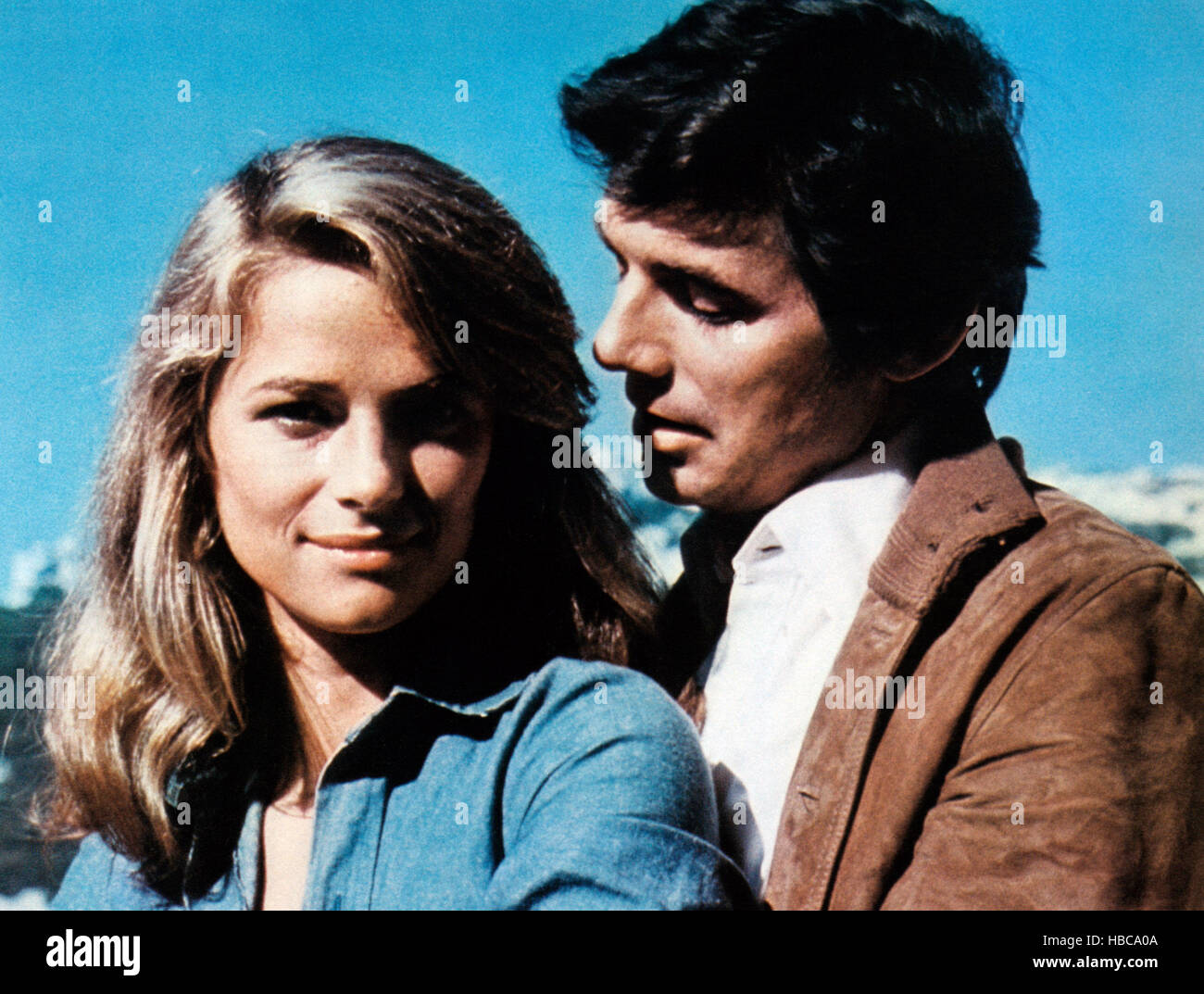 CARAVAN TO VACCARES, from left: Charlotte Rampling, David Birney, 1974 ...