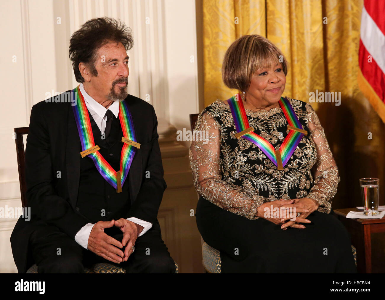 Washington DC, USA. 04th Dec, 2016. Actor Al Pacino, and singer Mavis