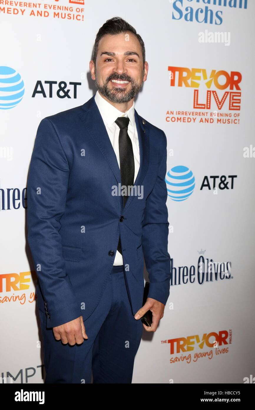 Beverly Hills, CA. 4th Dec, 2016.  Paul Katami at the TrevorLIVE Los Angeles 2016 at Beverly Hilton Hotel on December 4, 2016 in Beverly Hills, CA at arrivals for The Trevor Project Presents TrevorLIVE LA 2016 Fundraiser, The Beverly Hilton Hotel, Beverly Hills, CA December 4, 2016. © Priscilla Grant/Everett Collection/Alamy Live News Stock Photo