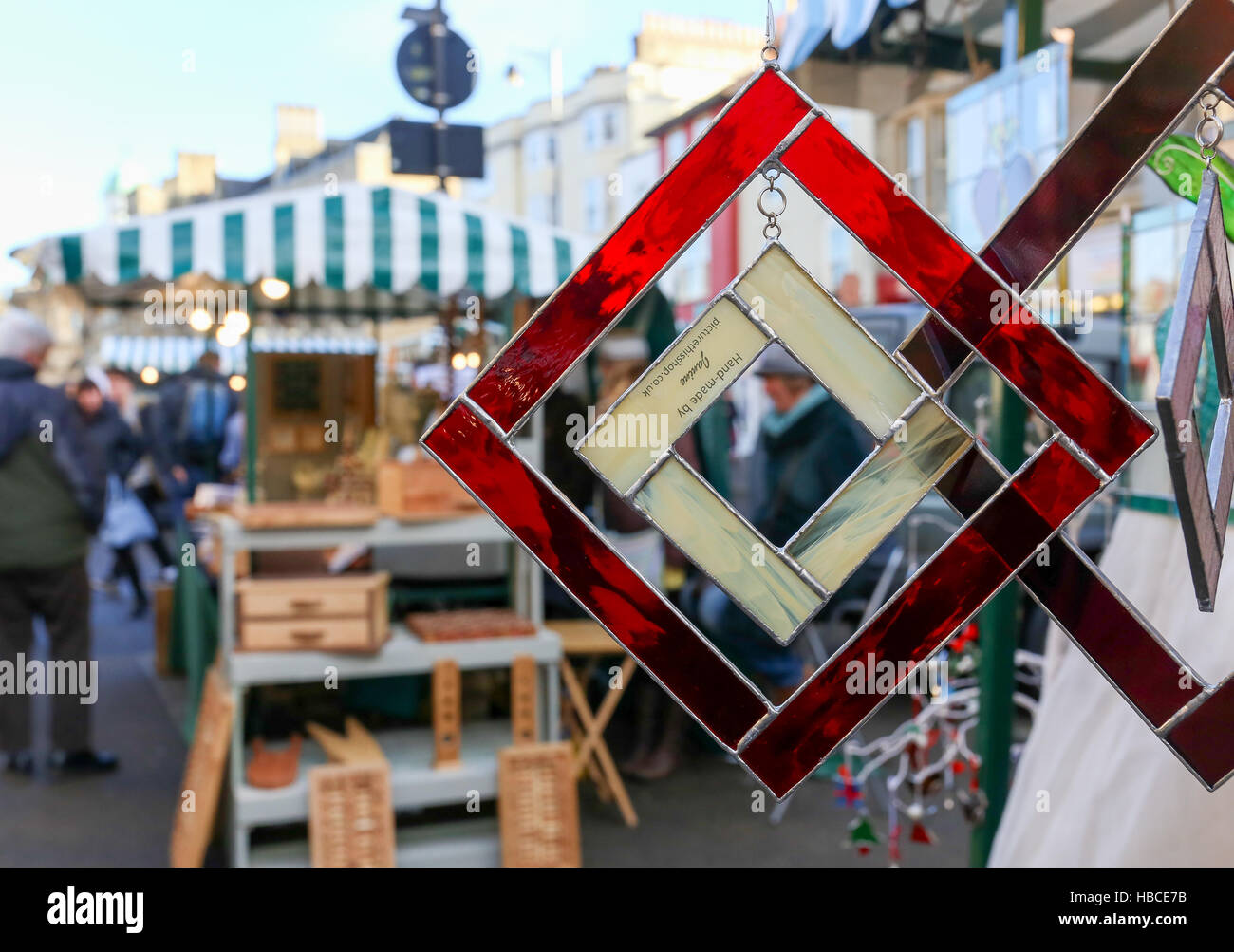 Oxford broad street christmas market hires stock photography and