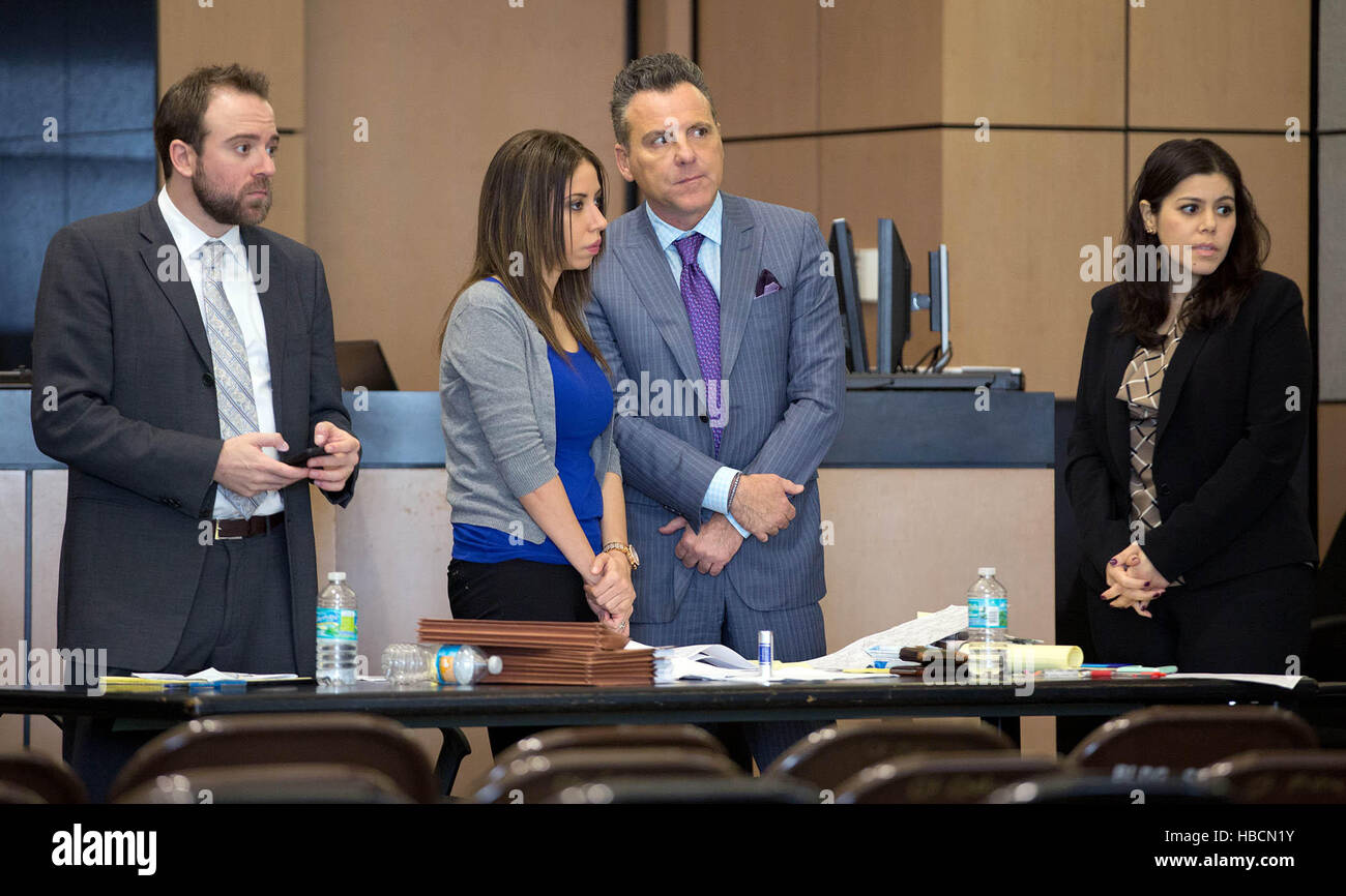 West Palm Beach, Florida, USA. 6th Dec, 2016. (left to right) Attorney