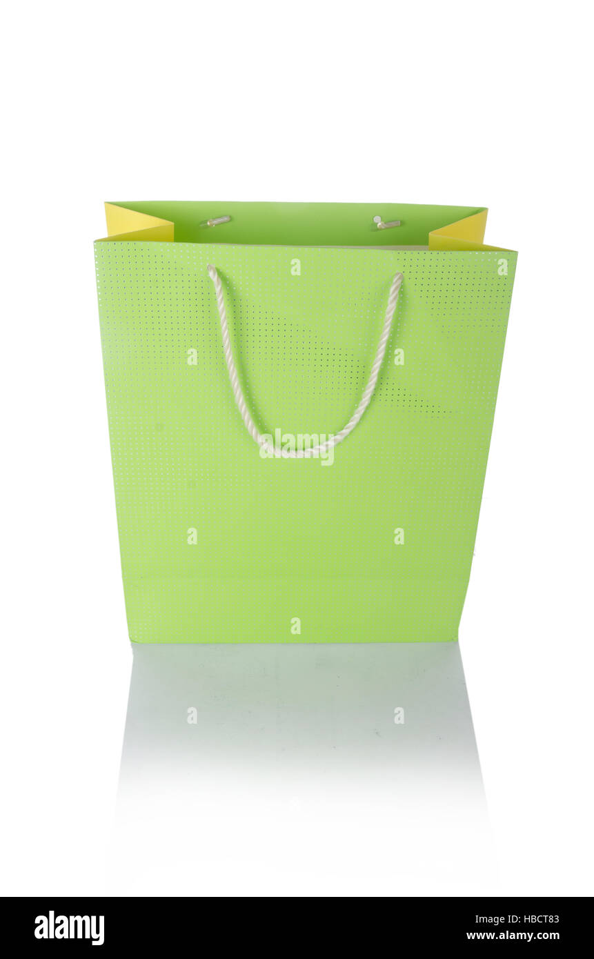 Shopping bag isolated on white background Stock Photo - Alamy