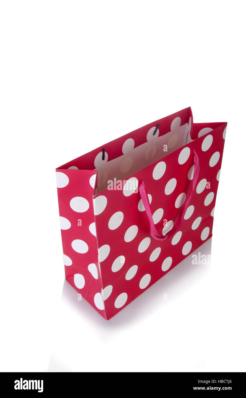 Shopping bag isolated on white background Stock Photo - Alamy
