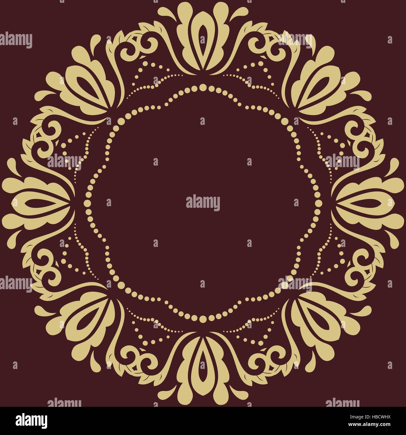 Elegant Vector Ornament in Classic Style Stock Vector Image & Art - Alamy