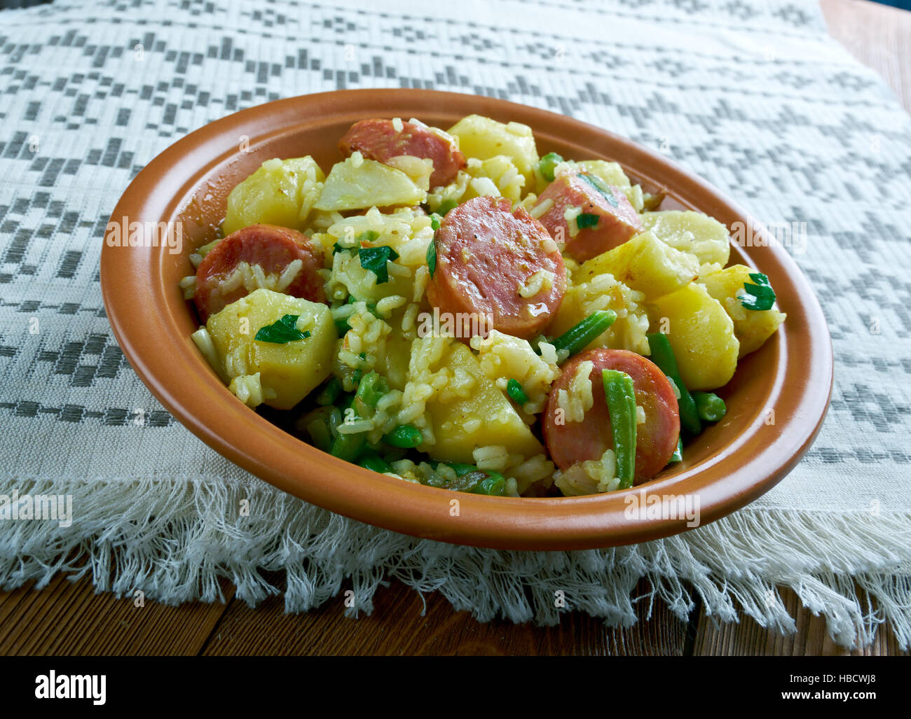 Jambalaya. Spicy rice Stock Photo Alamy