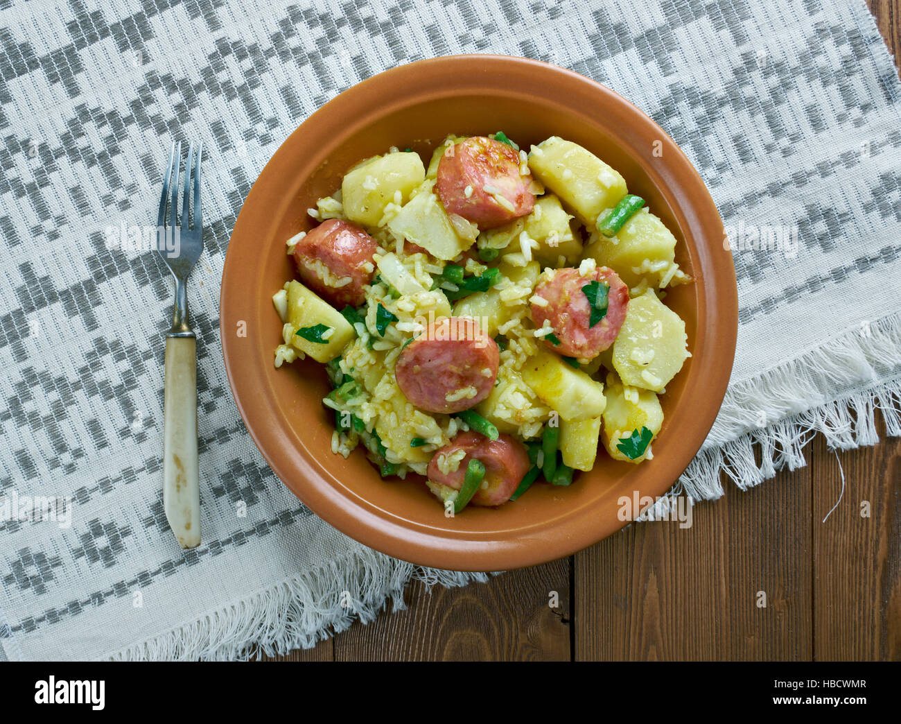 Jambalaya. Spicy rice Stock Photo Alamy