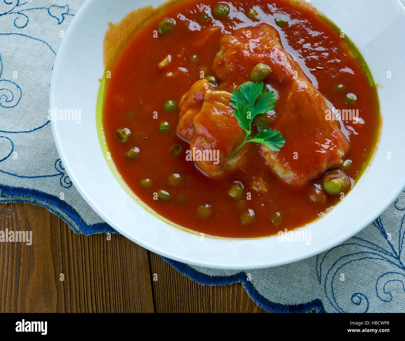 Mexican meat stew Stock Photo