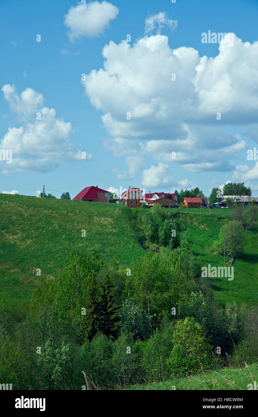 North Russian village Stock Photo - Alamy