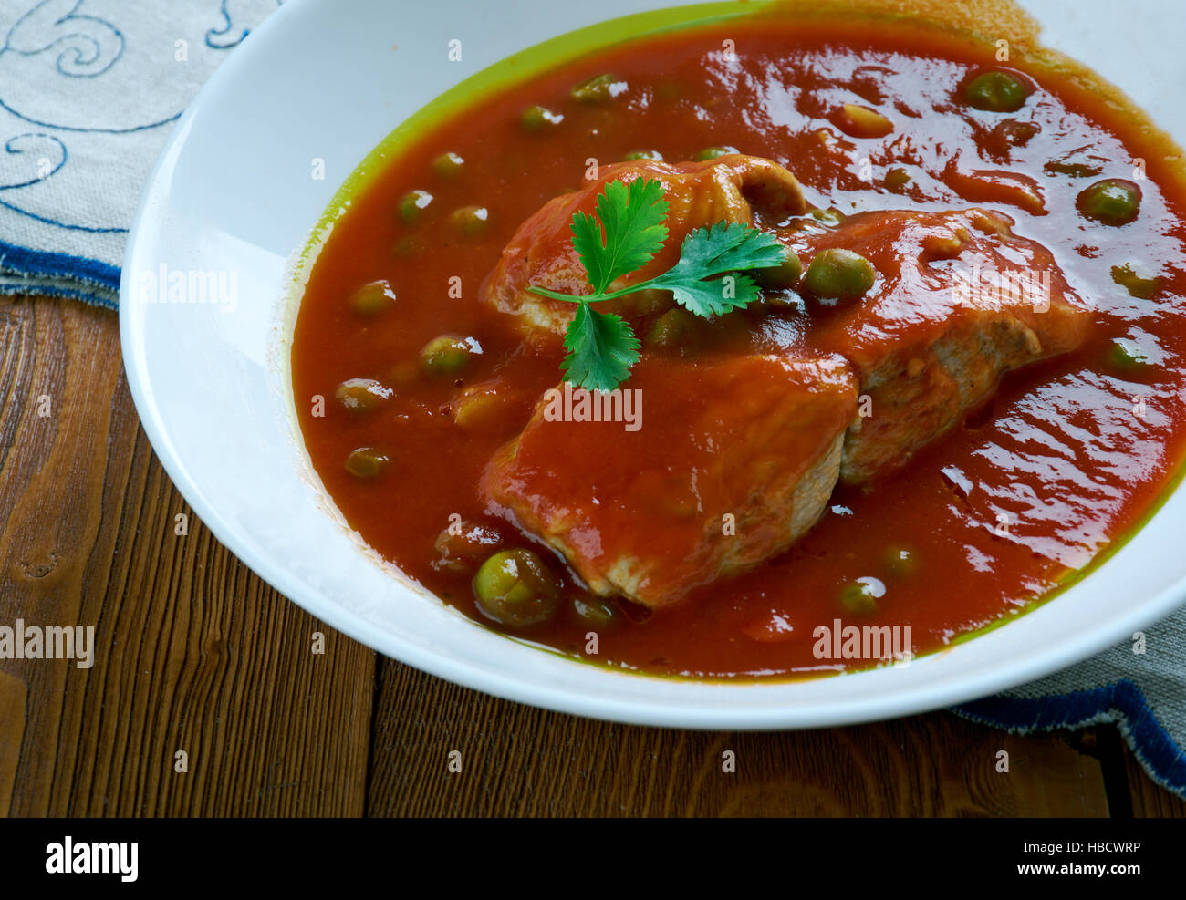 Mexican meat stew Stock Photo