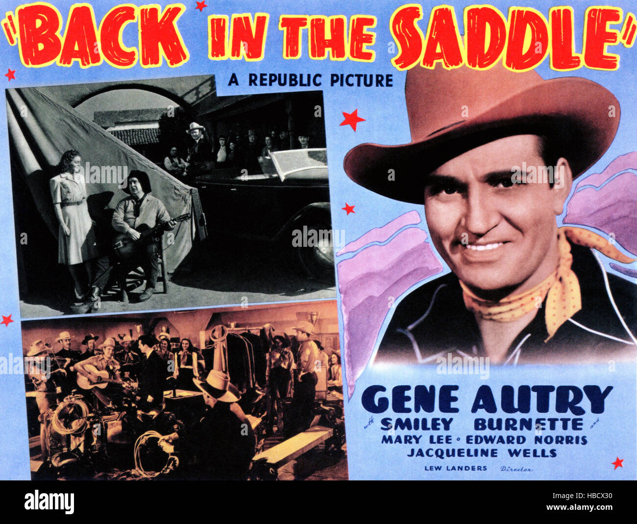 BACK IN THE SADDLE, Smiley (left), Gene Autry (right), 1941