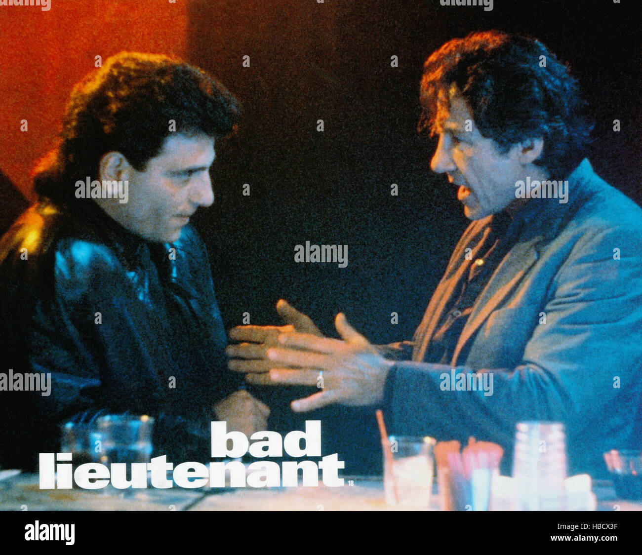 BAD LIEUTENANT, Harvey Keitel (right), 1992, © Aries Films/courtesy ...