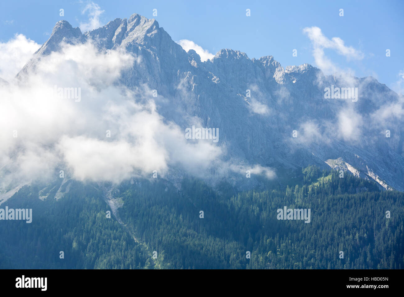 Zugspitze Alpine Stock Photo
