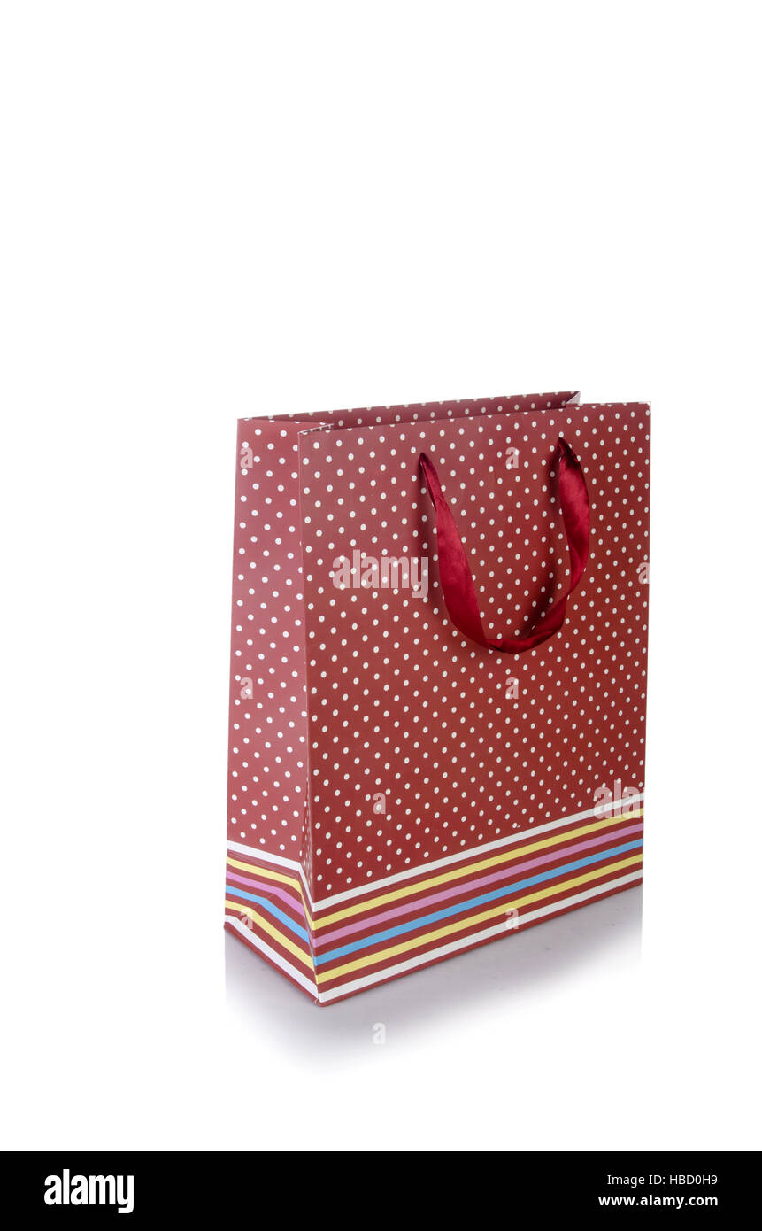 Shopping bag isolated on white background Stock Photo - Alamy