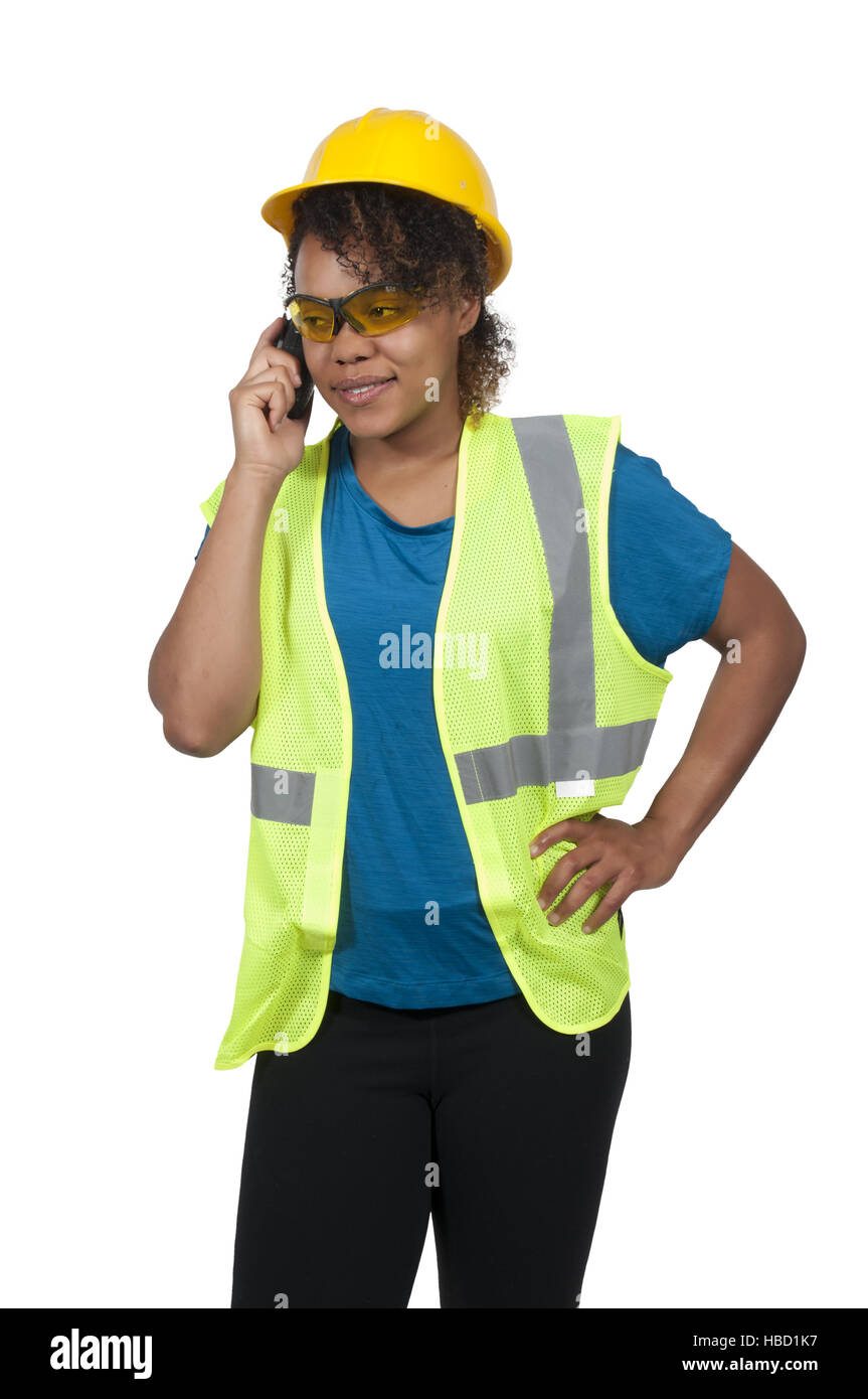 Female Construction Worker Stock Photo - Alamy