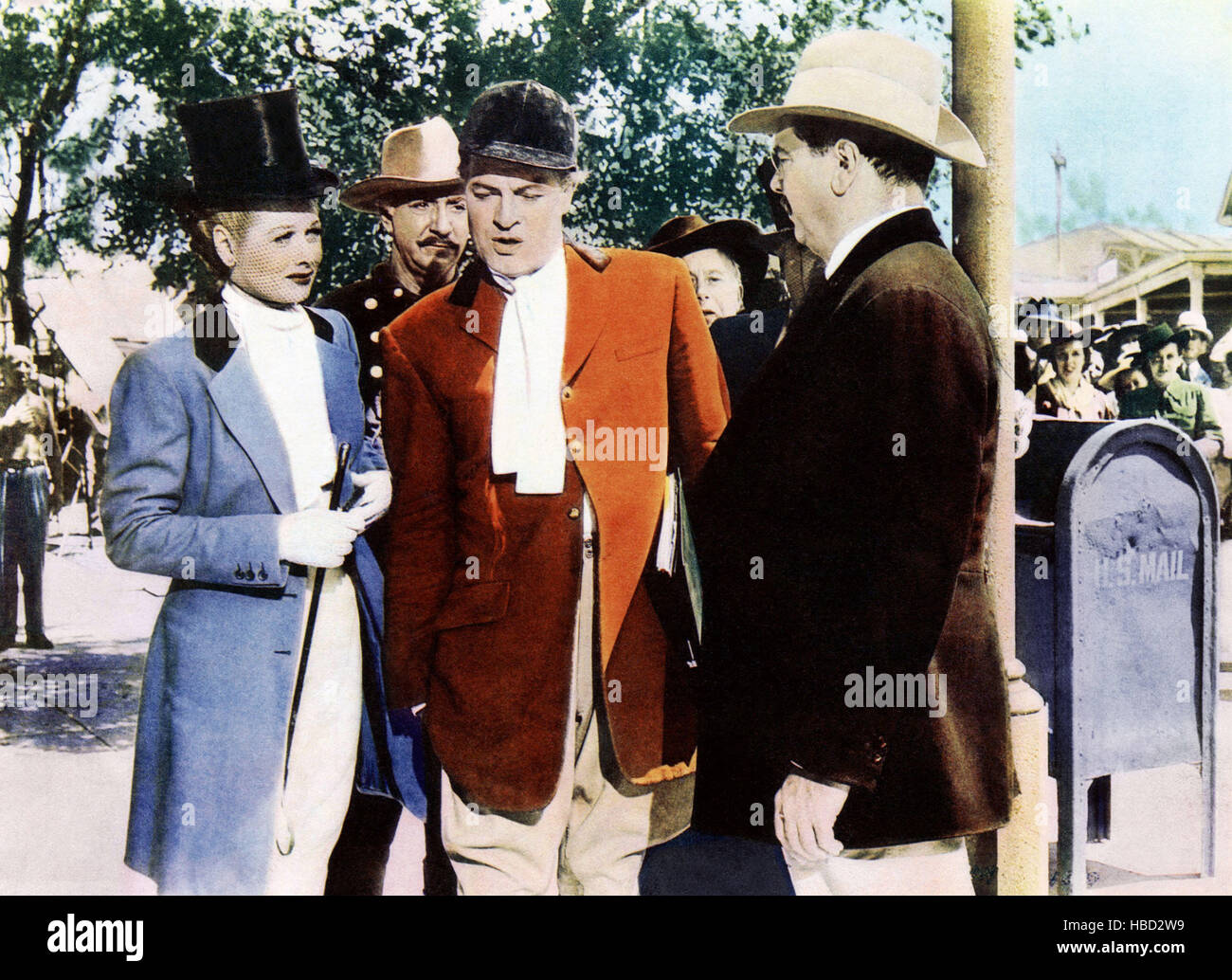 FANCY PANTS, Lucille Ball (left), Bob Hope, (second left), 1950 Stock