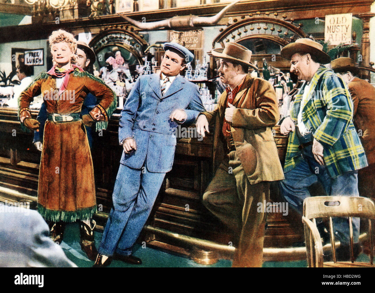 FANCY PANTS, Lucille Ball (left), Bob Hope (center), 1950 Stock Photo