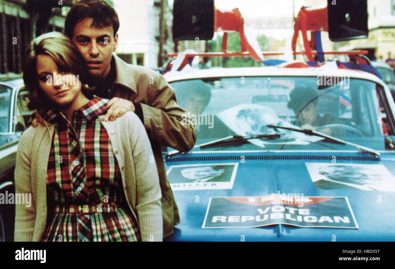 FIVE CORNERS, from left Jodie Foster, Todd Graff, in photographs on