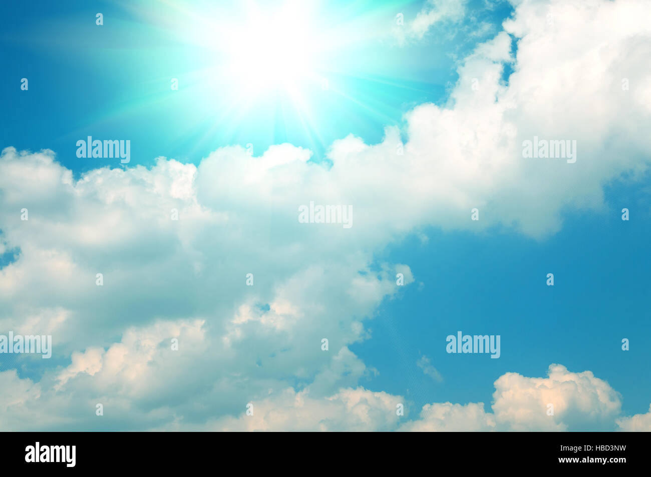 Abstract background of blue sky and clouds Stock Photo - Alamy