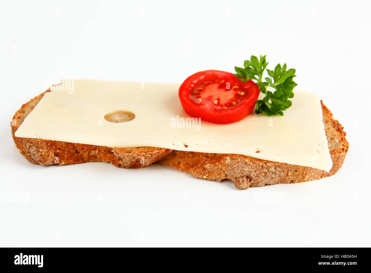 bread with cheese Stock Photo