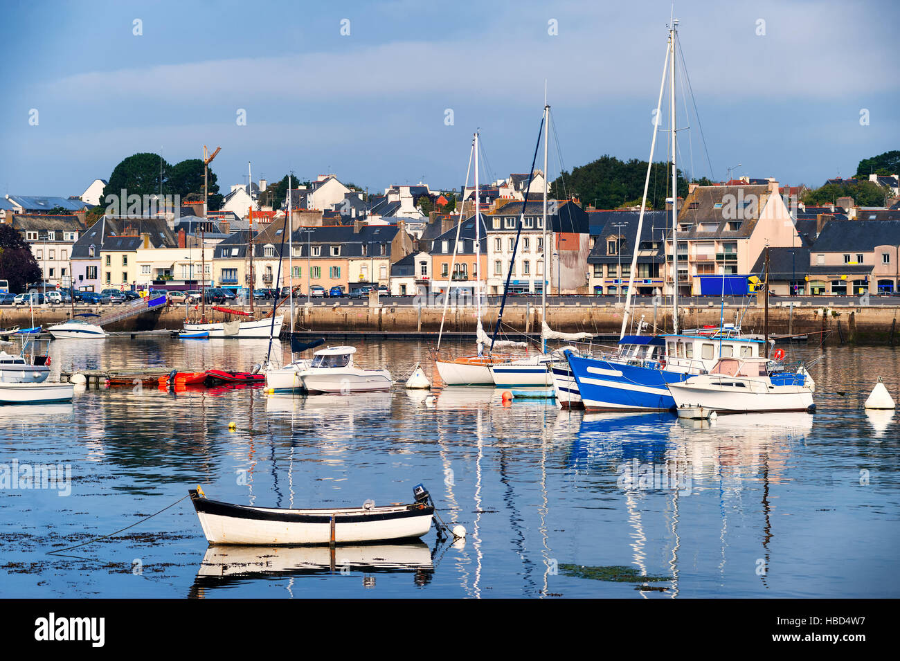 Port of Concarneau, Brittany, France Stock Photo