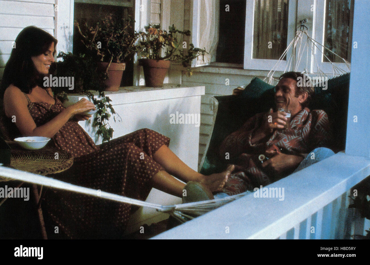 THE HUNTER, from left: Kathryn Harrold, Steve McQueen, 1980