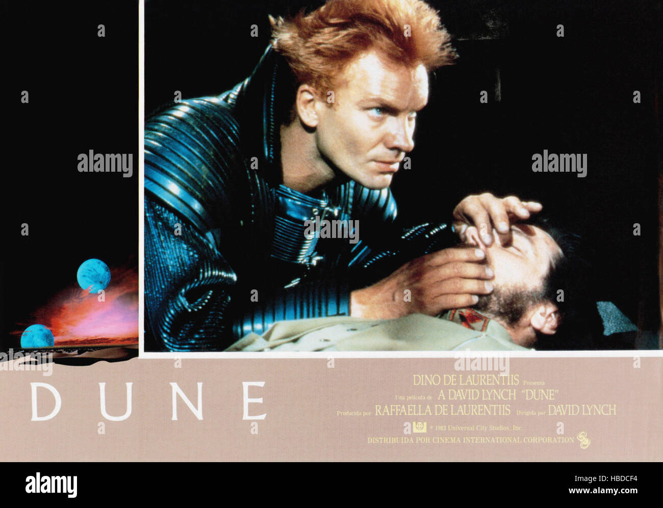 DUNE, Sting, Jurgen Prochnow (lying down), 1984, © Universal/courtesy