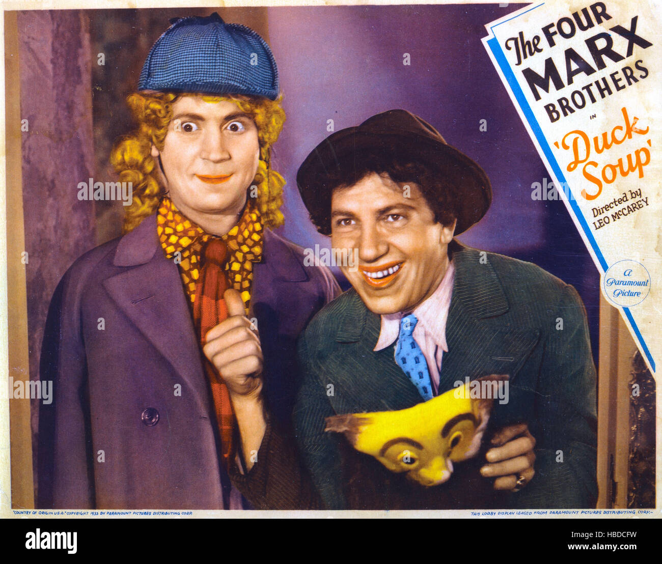DUCK SOUP, Harpo Marx, Chico Marx, 1933 Stock Photo - Alamy