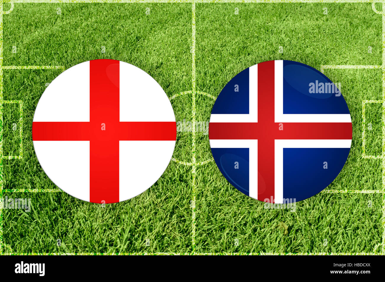 England vs Iceland Stock Photo - Alamy