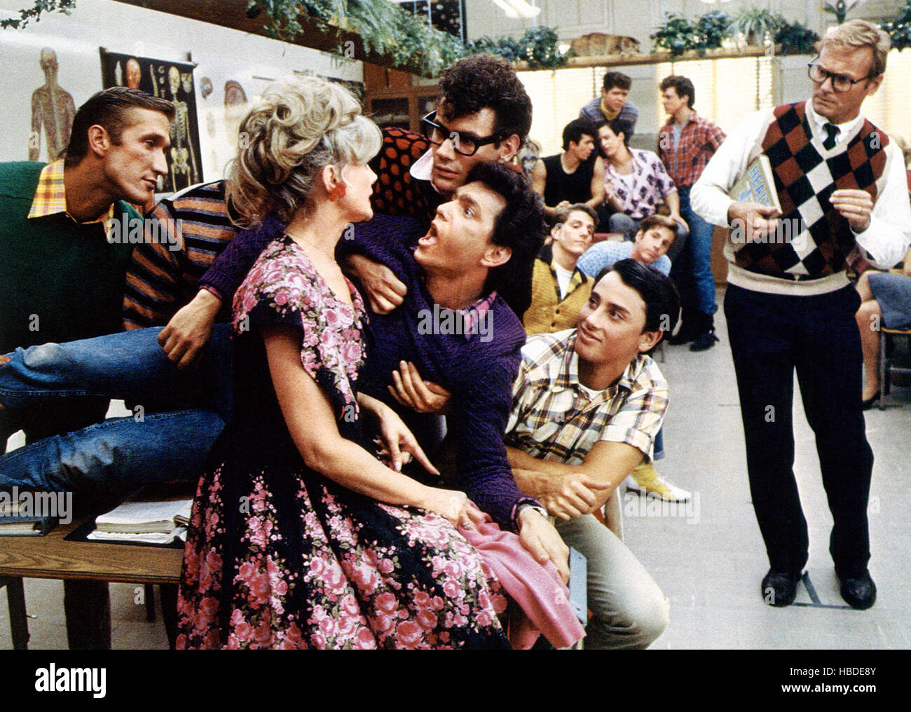 GREASE 2, Peter Frechette, Connie Stevens, Christopher McDonald (top