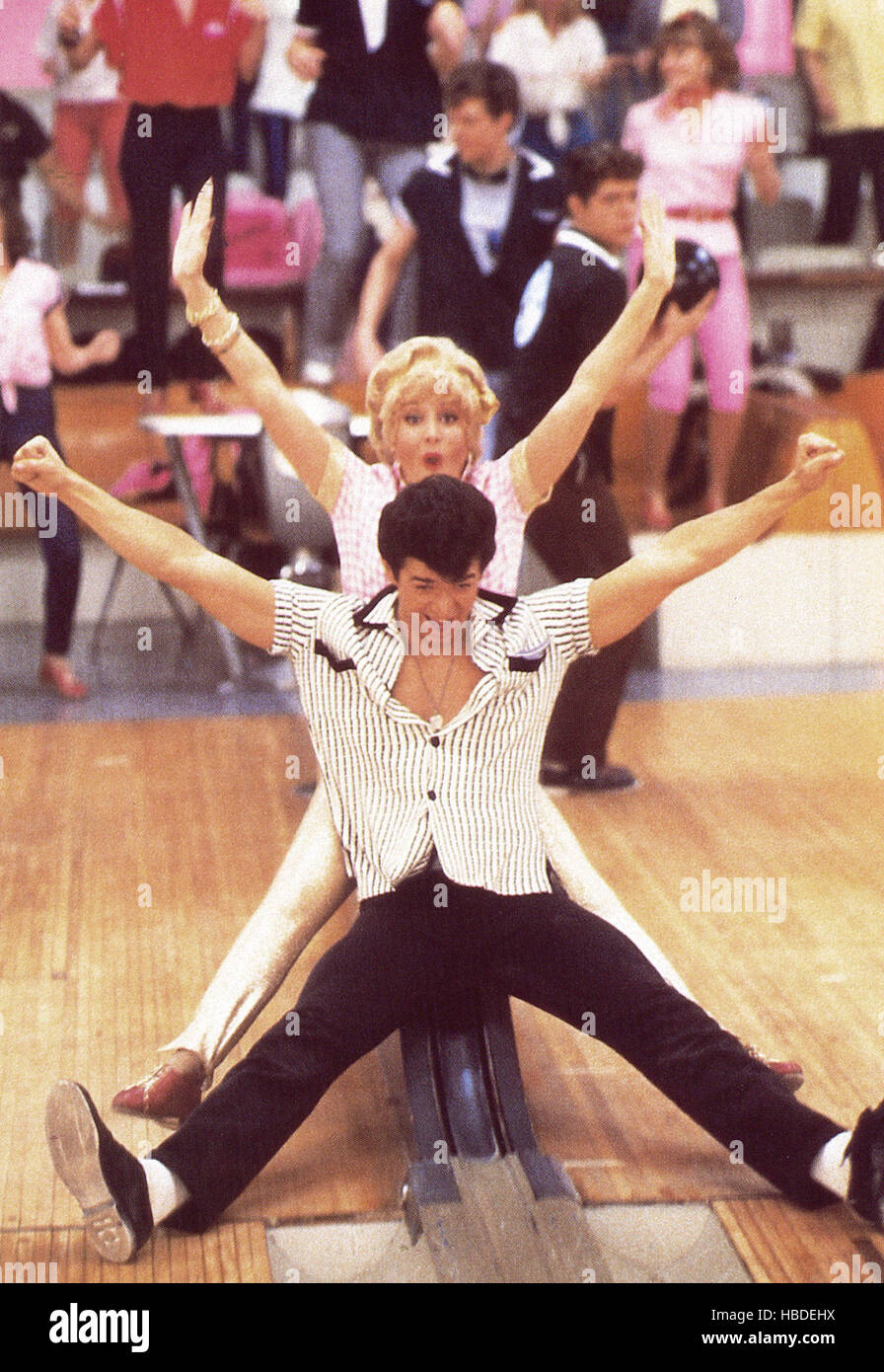 GREASE 2, Adrian Zmed (front), Lorna Luft, 1982, © Paramount/courtesy