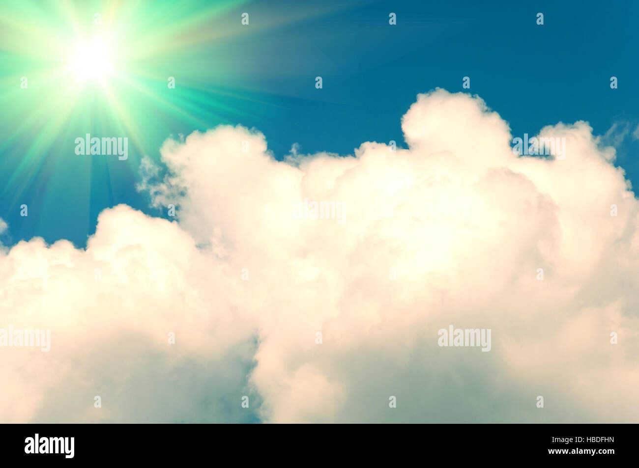 Abstract background of blue sky and clouds Stock Photo - Alamy