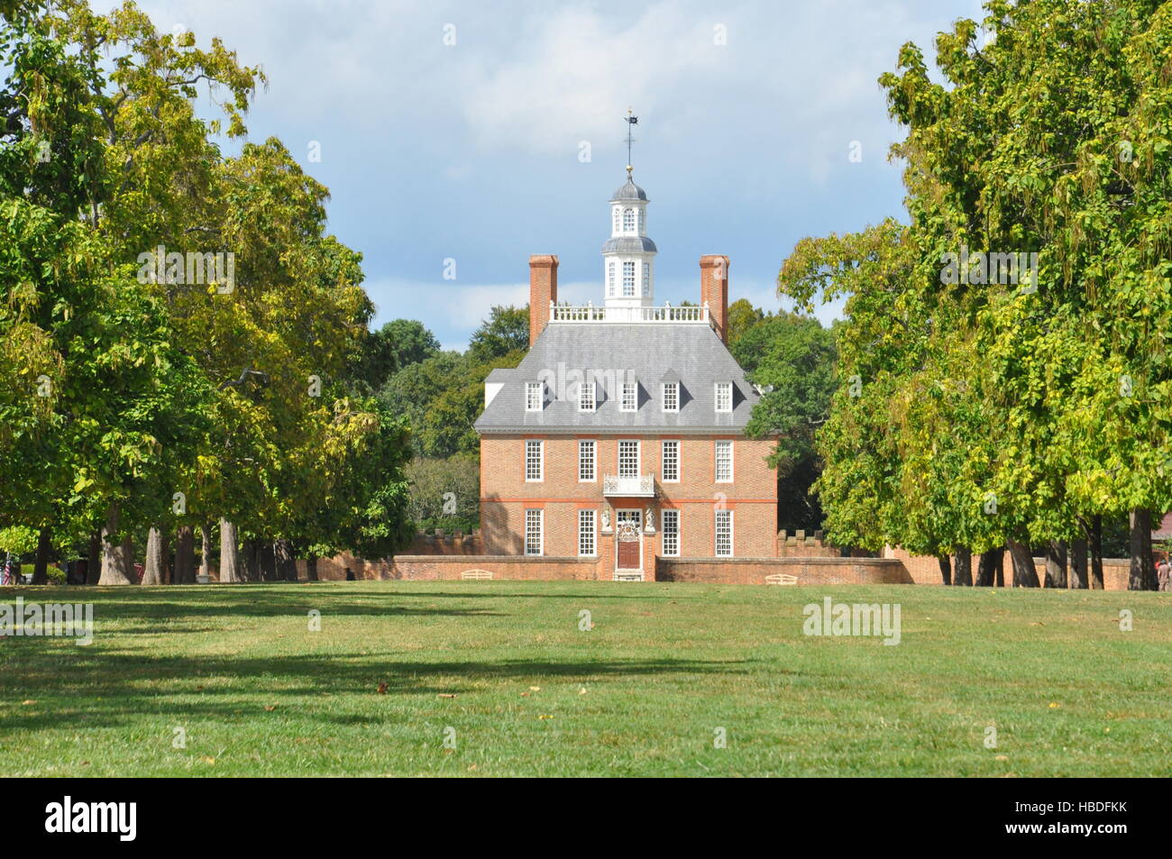 Governors Palace in Williamsburg, Virginia Stock Photo Alamy