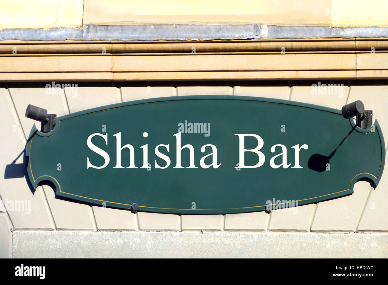 shield  shisha bar Stock Photo