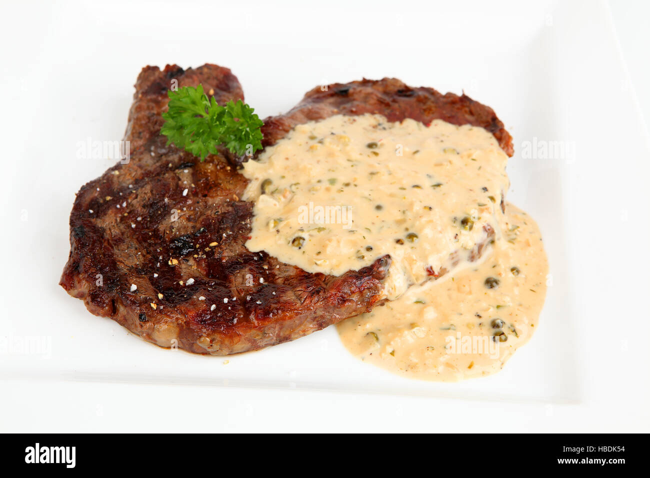 Steak fleisch fleisch teller mahlzeit hi-res stock photography and images