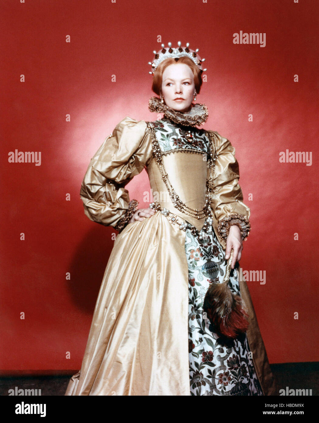 MARY, QUEEN OF SCOTS, Glenda Jackson as Queen Elizabeth I, 1971 Stock