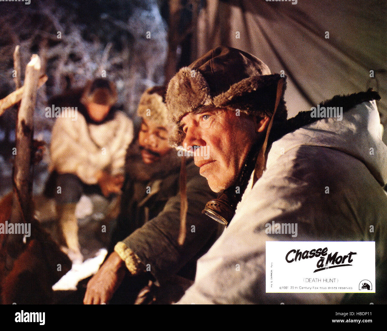 DEATH HUNT, (aka CHASSE A MORT), Lee Marvin (front), Carl Weathers ...