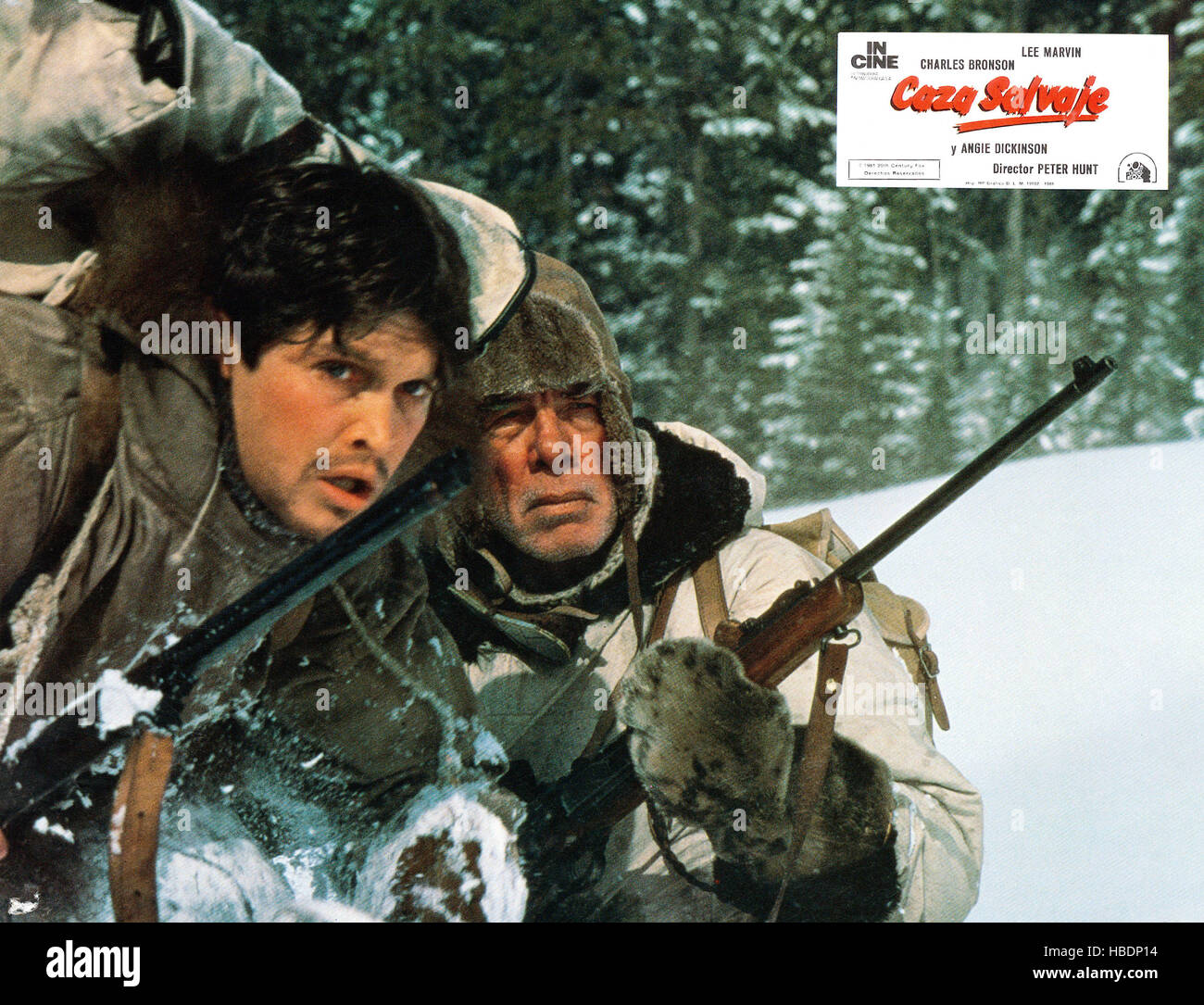 DEATH HUNT, (aka CAZA SALVAJE), from left Andrew Stevens, Lee Marvin