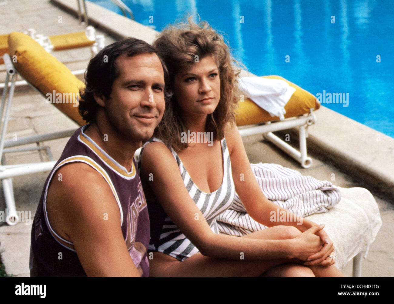 FLETCH, from left: Chevy Chase, Dana Wheeler-Nicholson,  1985.©Universalcourtesy Everett Collection Stock Photo - Alamy
