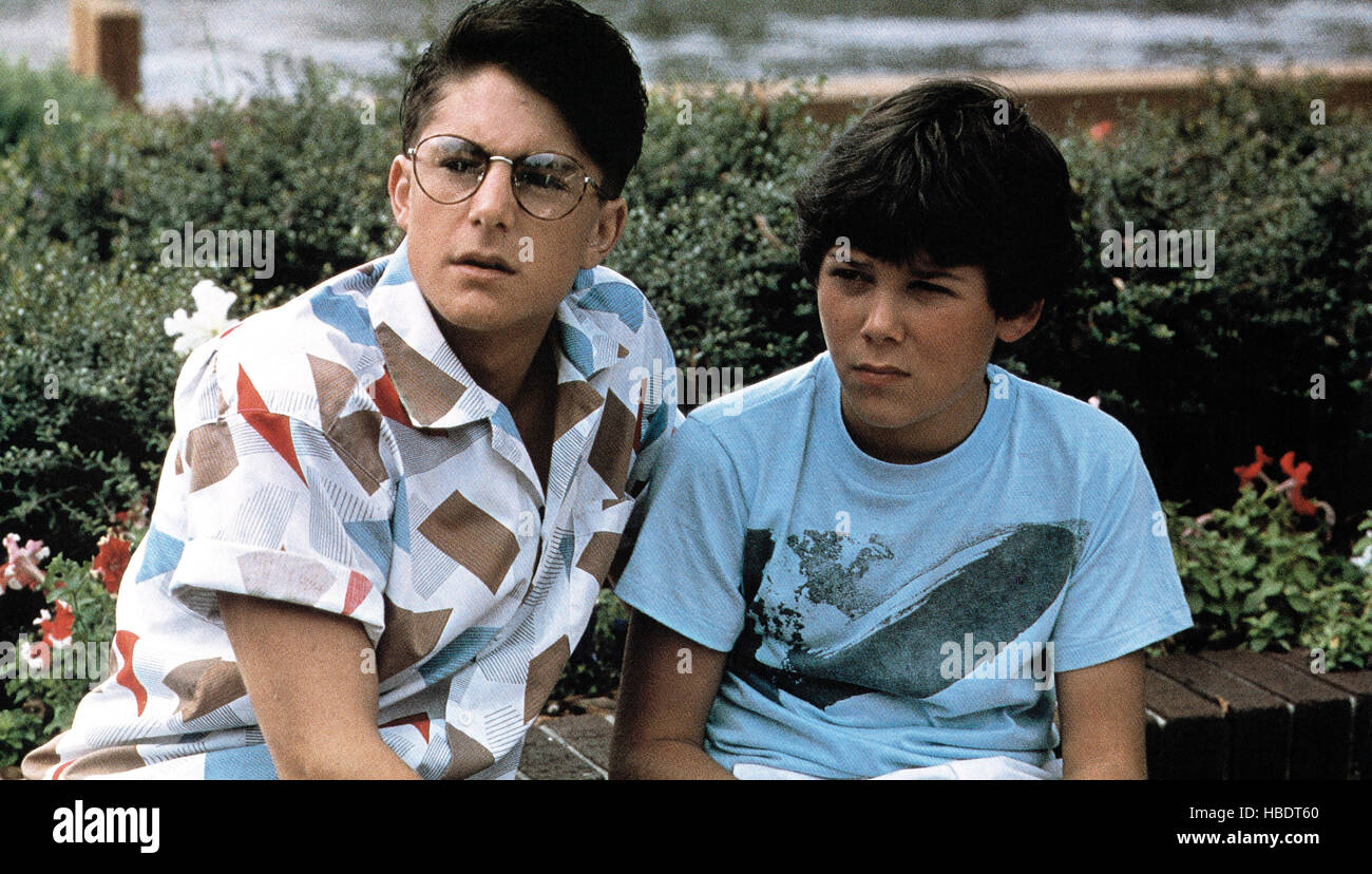 FLIGHT OF THE NAVIGATOR, from left Matt Adler, Joey Cramer, 1986
