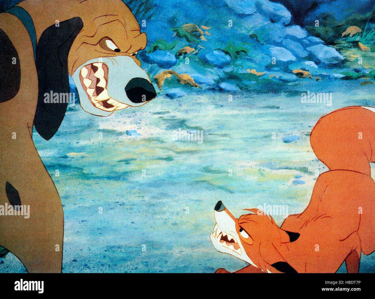 THE FOX AND THE HOUND, from left: Copper, Tod, 1981, © Walt Disney